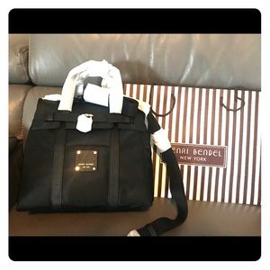 NEW Henri Bendel mini conv Nylon backpack
